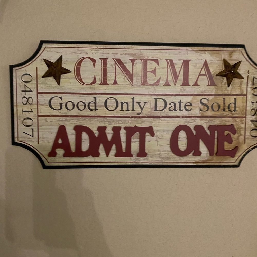 Home theater decor.